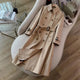 Khaki long coat