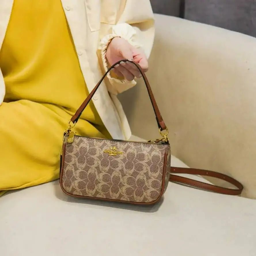SaneShoppe-Luxury Women's PU Leather Designer Shoulder Bag