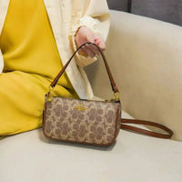 SaneShoppe-Luxury Women's PU Leather Designer Shoulder Bag