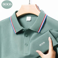 SaneShoppe-Embroidered Men's Polo Shirt: European vs American Styles
