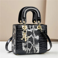 SaneShoppe-Alligator Print Fashion Handbag for Women, Versatile Travel Crossbody Bag