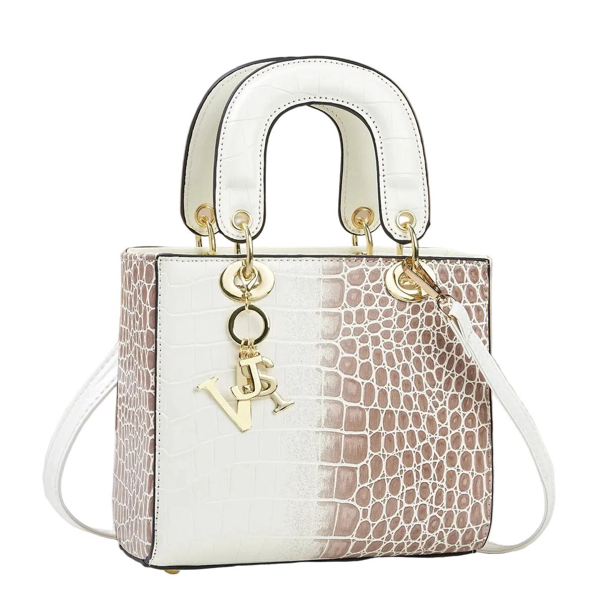SaneShoppe-Alligator Print Fashion Handbag for Women, Versatile Travel Crossbody Bag