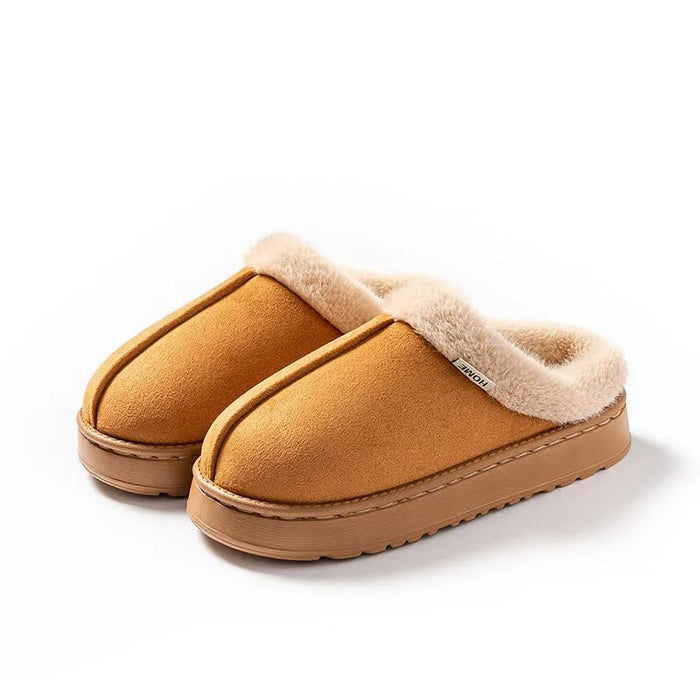 SaneShoppe-Cozy Unisex Fluffy Indoor Slippers for Winter, Anti-Slip and Warm EVA Sole