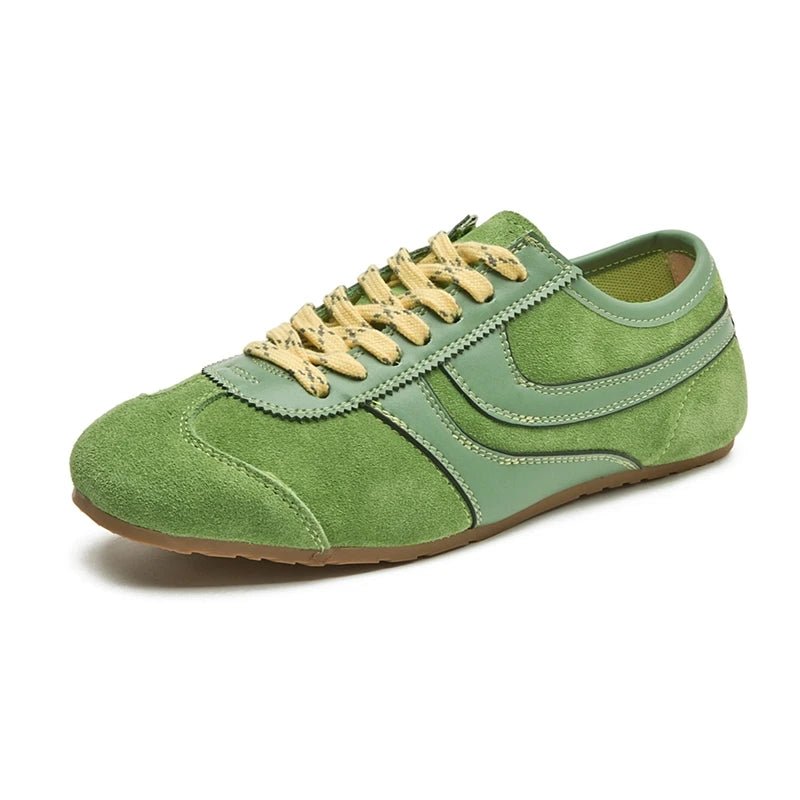 SaneShoppe-Genuine Leather Women's Retro Training Shoes - Large Size Sneakers