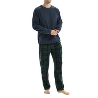 Green Long-Sleeve Fleece Pyjama Sets for Ultimate Comfort and Style