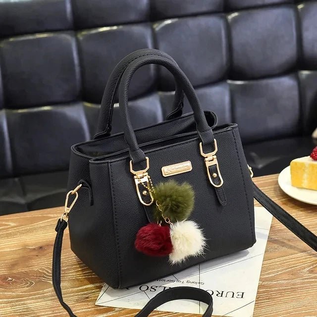SaneShoppe-Gusure Embroidered Crossbody Bag with Tassel - Luxury Women's Shoulder Handbag