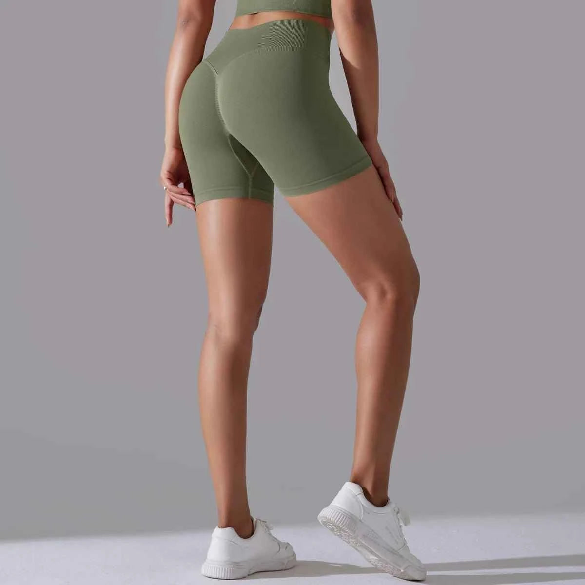 High Waist Yoga Shorts - Lift & Sculpt Fitness Butt - Sportswear for Women