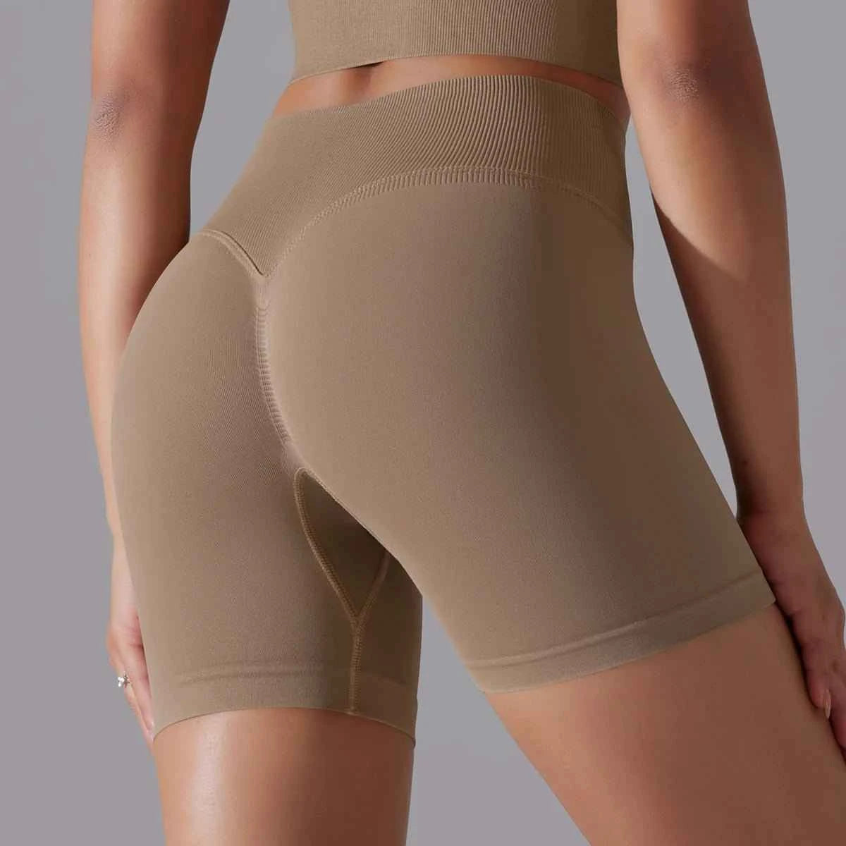 High Waist Yoga Shorts - Lift & Sculpt Fitness Butt - Sportswear for Women