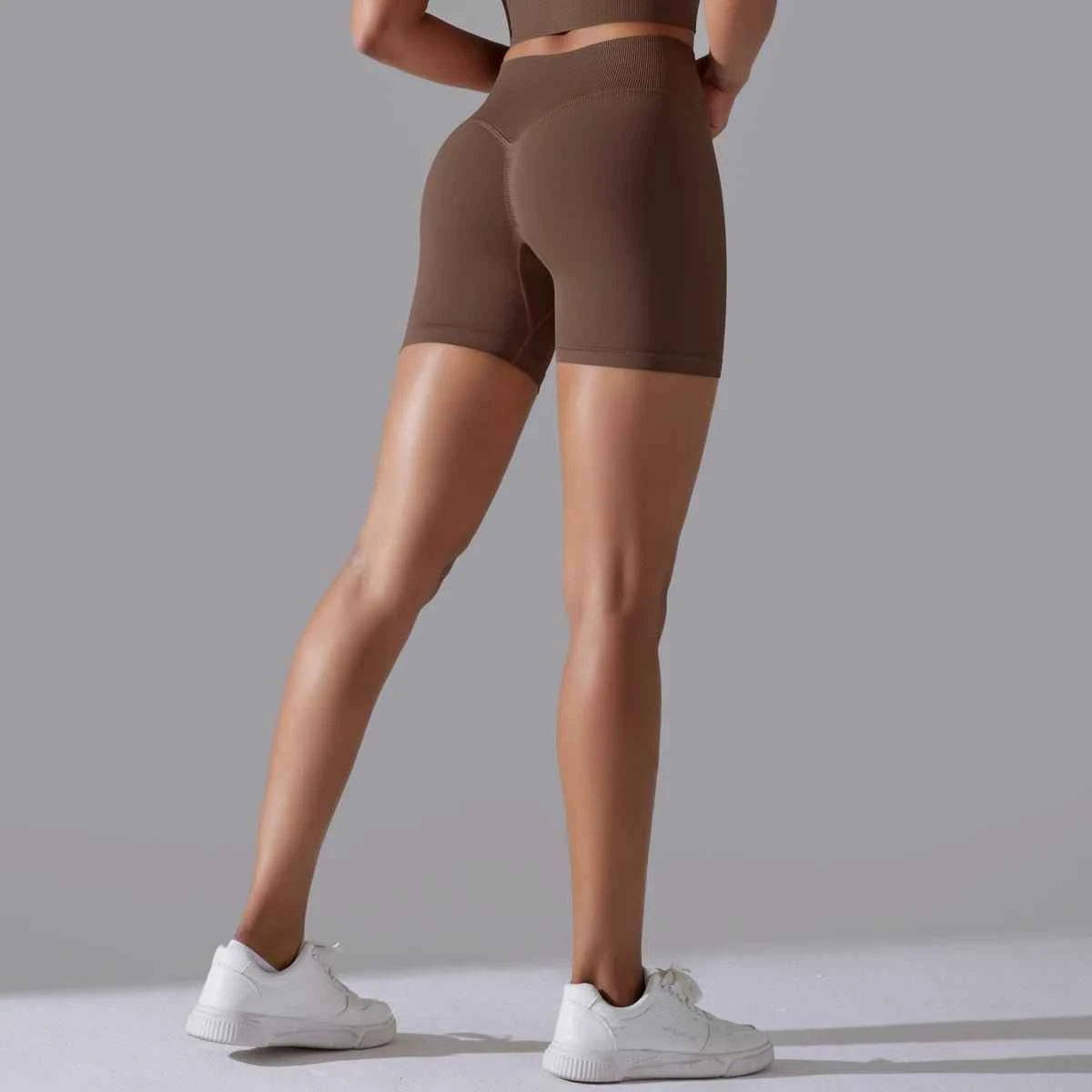 High Waist Yoga Shorts - Lift & Sculpt Fitness Butt - Sportswear for Women