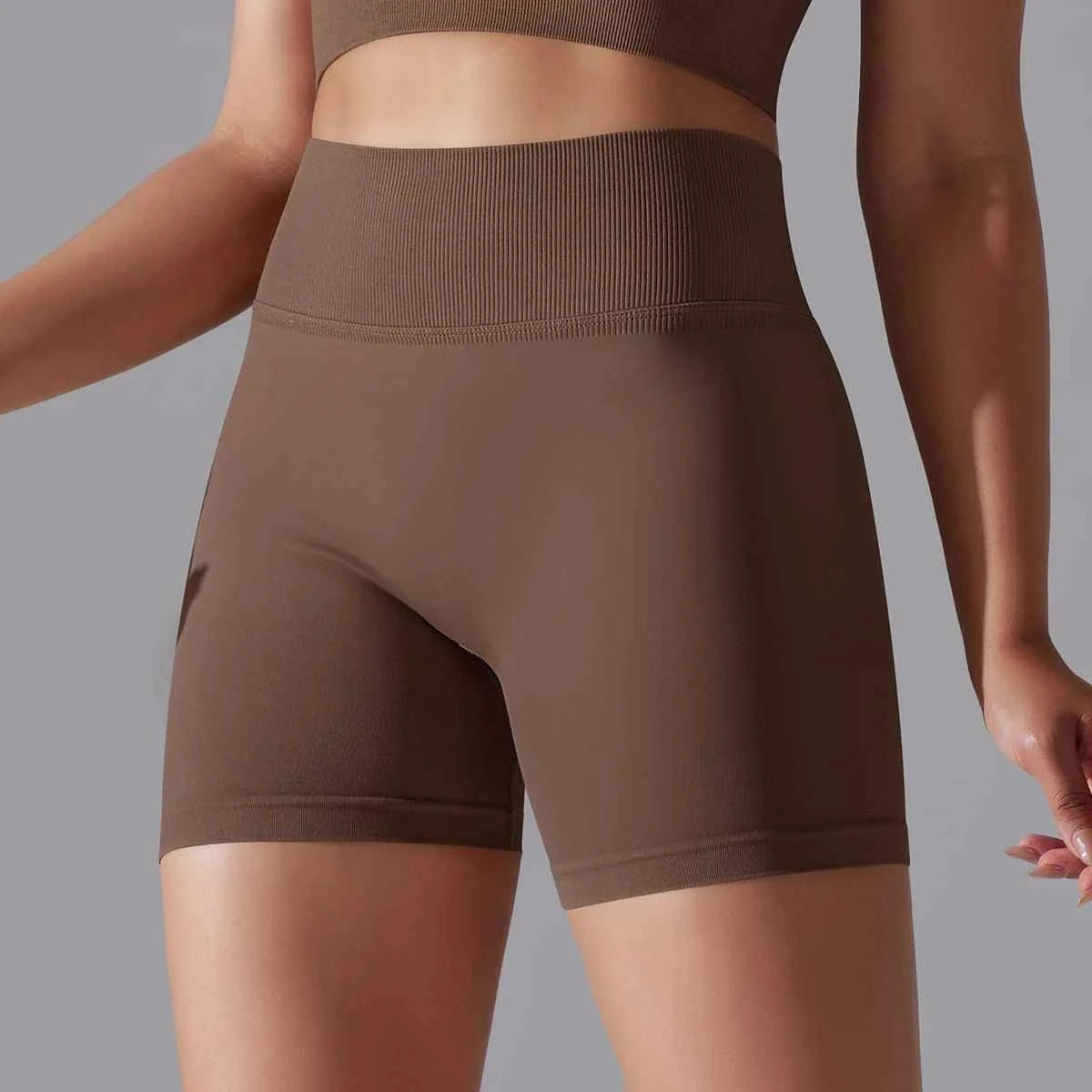 High Waist Yoga Shorts - Lift & Sculpt Fitness Butt - Sportswear for Women