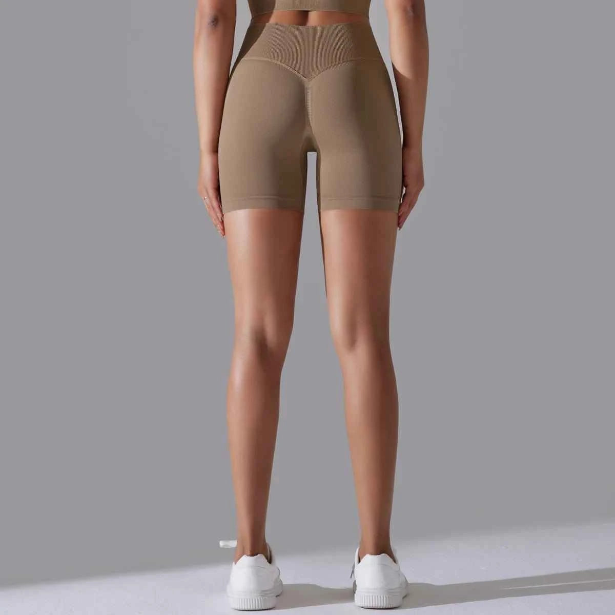 High Waist Yoga Shorts - Lift & Sculpt Fitness Butt - Sportswear for Women