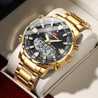 SaneShoppe - KAT - WACH Men Quartz Wrist Watch 2024 High Quality Luxury Original Waterproof Digital Watches