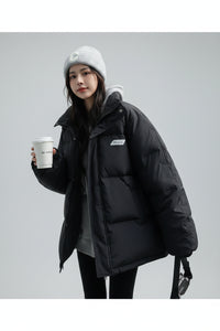 SaneShoppe-Y2K Harajuku Vintage Patch Fake Two-Piece Jacket Korean Style