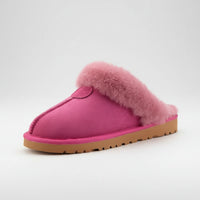 SaneShoppe-Soft Wool Winter Indoor Slippers - Top Quality Sheepskin Fur