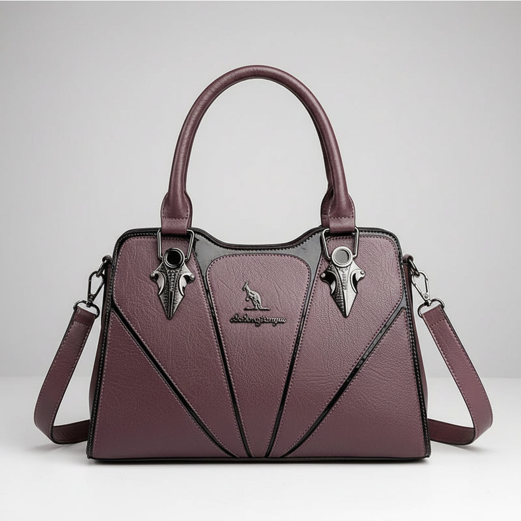 SaneShoppe-2024 Designer Women's Leather Crossbody Bag - Luxury Brand Handbag for Ladies