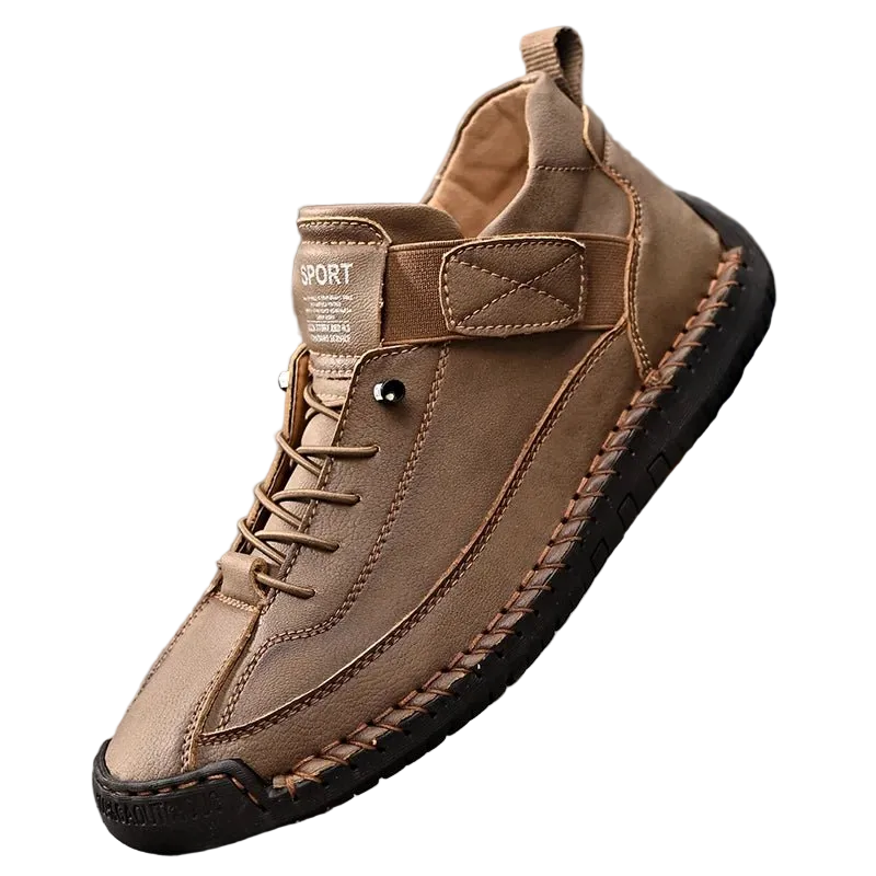 SaneShoppe - Men's Handmade Casual Shoes Low - Top Fashionable Comfortable All - Season Large Size Men's Footwear