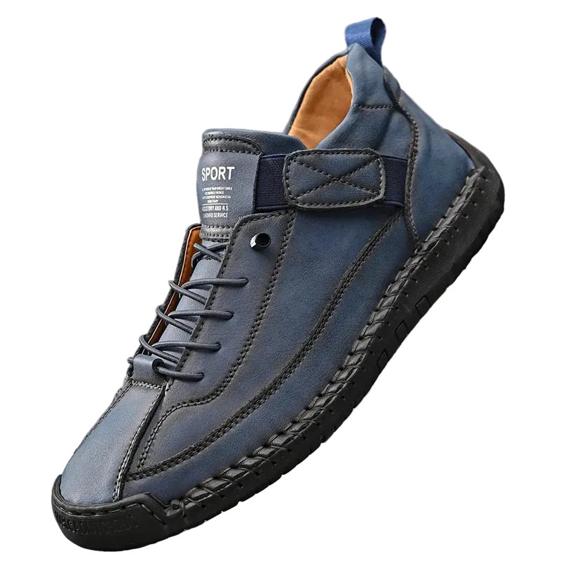 SaneShoppe - Men's Handmade Casual Shoes Low - Top Fashionable Comfortable All - Season Large Size Men's Footwear