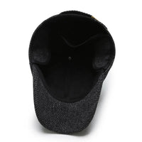 SaneShoppe - Men's Winter Baseball Cap with Ear Flaps - Thick Fleece - Lined, Windproof & Warm for Outdoor Activities