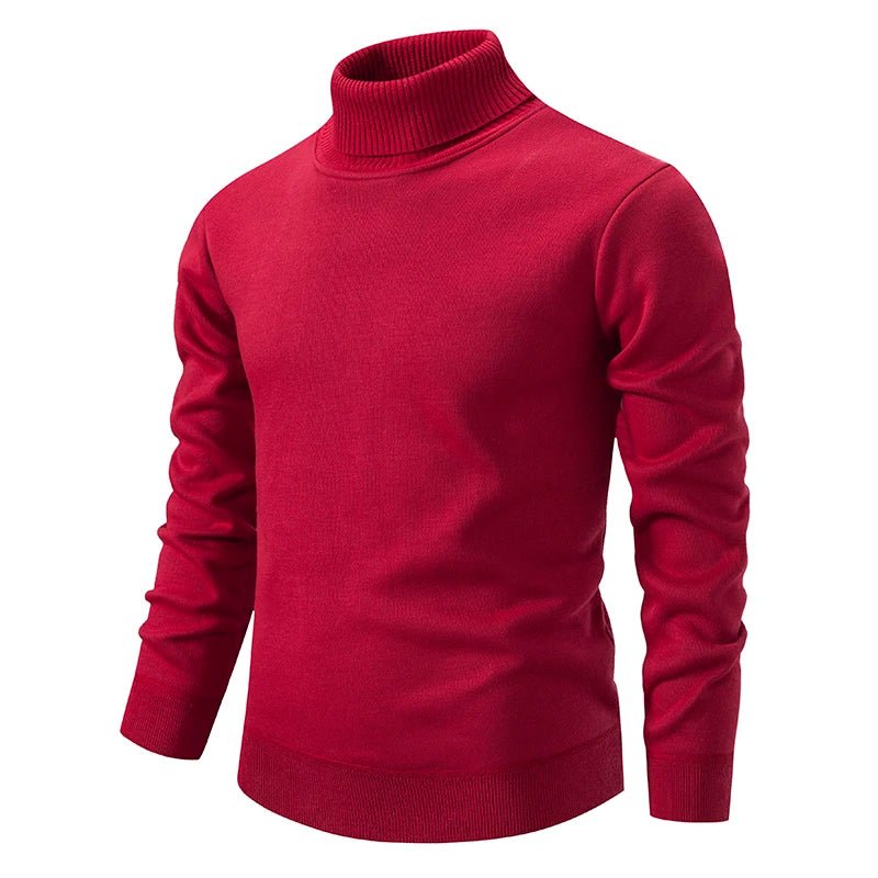 SaneShoppe-Men's Warm Turtleneck Sweater for Daily Wear