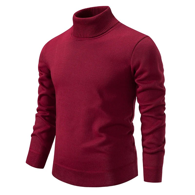 SaneShoppe-Men's Warm Turtleneck Sweater for Daily Wear
