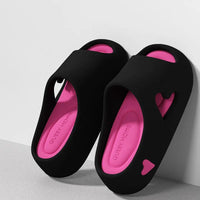 SaneShoppe - New arrival 6 cm platform EVA slipper women's light summer slides woman chunky home bath shoes girls garden clogs mute slippers