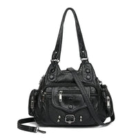 SaneShoppe - New Fashion High Quality Woman Messenger Bag Luxury Soft Leather Handbags Women's Bags Designer Famous Brand Women Shoulder Tote