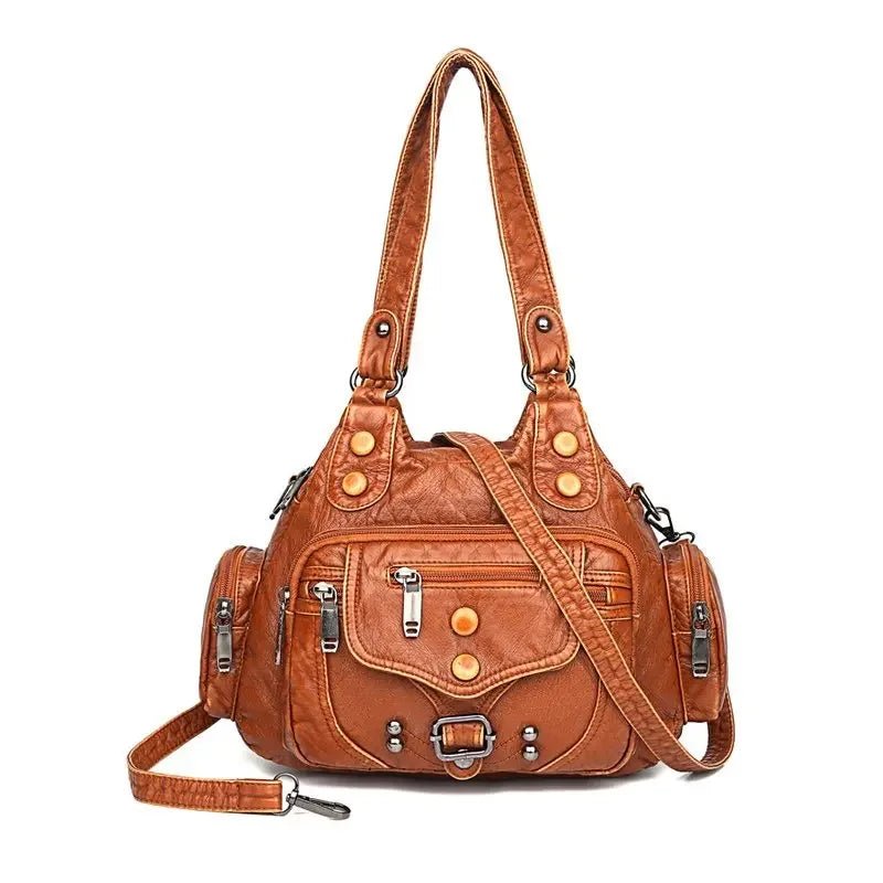 SaneShoppe - New Fashion High Quality Woman Messenger Bag Luxury Soft Leather Handbags Women's Bags Designer Famous Brand Women Shoulder Tote