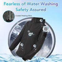 SaneShoppe-Smart Heating Jacket Men USB Electric Heated Coat Windproof Warm Outdoor