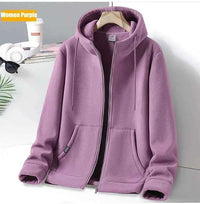 Outdoor Polar Fleece Hoodie Jacket for Men and Women