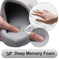 SaneShoppe-Warm Winter Women's Flat Slippers with Memory Foam and Anti-Slip Sole
