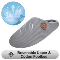 SaneShoppe-Warm Winter Women's Flat Slippers with Memory Foam and Anti-Slip Sole