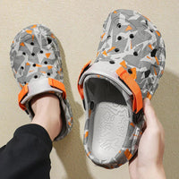 SaneShoppe - Shoes Men's Clogs Slippers Sandals 46 47 Male Garden Shoes Flat Camouflage Sandals Male Big Size Outdoor Flip Flops Home Clogs