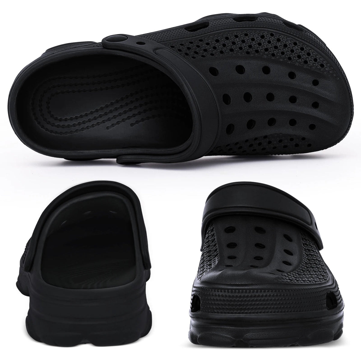 SaneShoppe - Smile Pop Casual Men Clogs Slippers Band Summer Slippers Outdoor Non - slip Beach Cozy Men Shoes Soft EVA Home Breathable Slippers