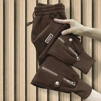 SaneShoppe-Y2k Women's Thickened Fleece-Lined Harlan Sweatpants - Warm Winter Style
