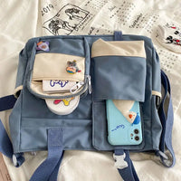 SaneShoppe - Waterproof Canvas Women Handbags Shoulder Bags Nylon Ladies Tote Messenger Bag Oxford Handbag Cross body Bags for Girls Satchels