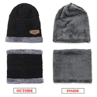 SaneShoppe - Winter Hats For Men Skullies Beanie Hat Winter Cap Men Women Wool Scarf Caps Balaclava Mask Bonnet Knitted Hat Gorras