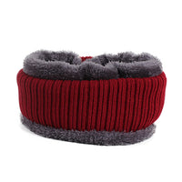 SaneShoppe - Winter Hats For Men Skullies Beanie Hat Winter Cap Men Women Wool Scarf Caps Set Balaclava Mask Gorras Bonnet Knitted Hat