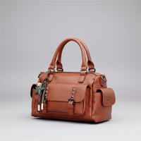 SaneShoppe-Stylish Faux Leather Crossbody Bag - Chic Gift for Her - Trendy Shoulder Tote for Women