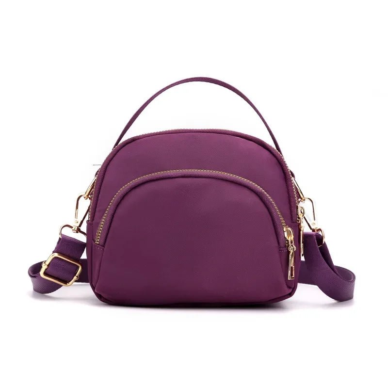 SaneShoppe - Women Handbag and Purse 2025 New Designer 3 Layers Large Capacity Shoulder Bags Lady Crossbody Bag Sweet Red Black Bolso Mujer