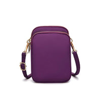 SaneShoppe-Black Mini Crossbody Bag for Women - Multifunctional Phone Purse with Zipper