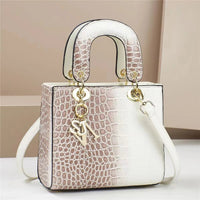 SaneShoppe-Bright Leather Shoulder Bag for Women - Luxury Designer Crossbody Messenger Handbag