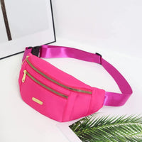 SaneShoppe-Outdoor Sports Waist Bag Multi-Layer Fanny Pack with Phone Pocket