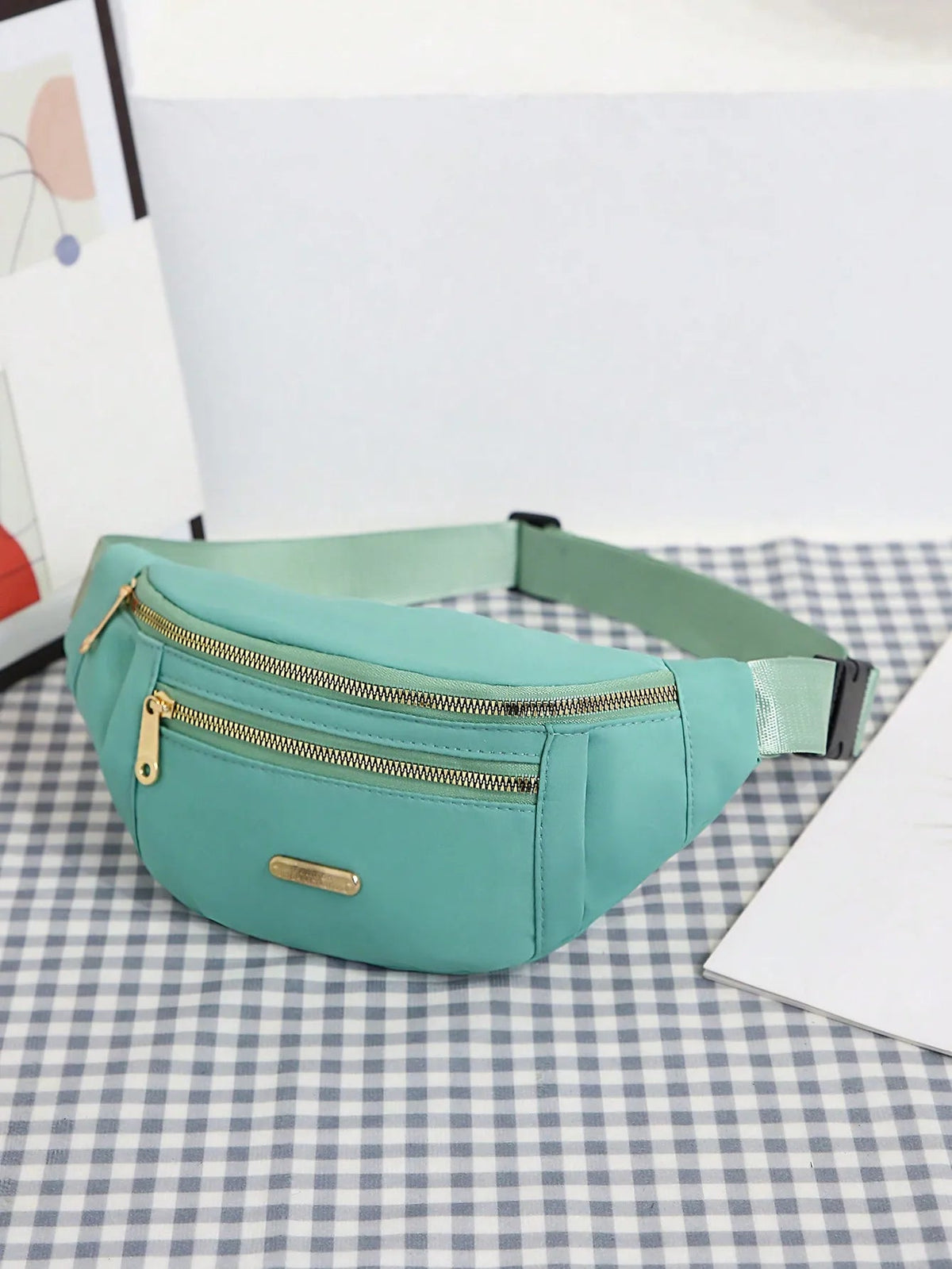SaneShoppe-Outdoor Sports Waist Bag Multi-Layer Fanny Pack with Phone Pocket