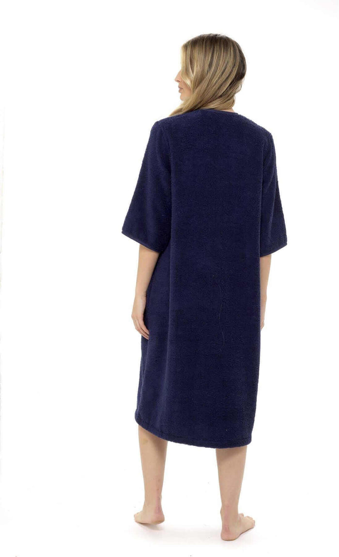 SaneShoppe-Luxurious Women's Terry Bathrobe for Ultimate Post-shower Comfort by Daisy Dreamer