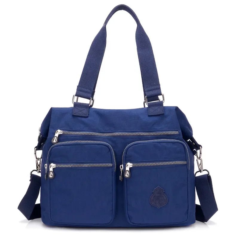 SaneShoppe-Waterproof Nylon Shoulder Bag for Women Big Handbag Crossbody Purses