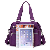 SaneShoppe-Waterproof Nylon Shoulder Bag for Women Big Handbag Crossbody Purses