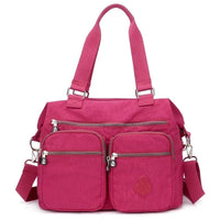 SaneShoppe-Waterproof Nylon Shoulder Bag for Women Big Handbag Crossbody Purses