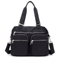 SaneShoppe-Waterproof Nylon Shoulder Bag for Women Big Handbag Crossbody Purses