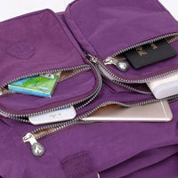 SaneShoppe-Waterproof Nylon Shoulder Bag for Women Big Handbag Crossbody Purses
