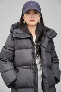 SaneShoppe - Women's Jacket 2025 New Winter Parkas Female Down Cotton Overcoat Hooded Casual Thick Warm Padded Short Coat Ladies Outwear Tops